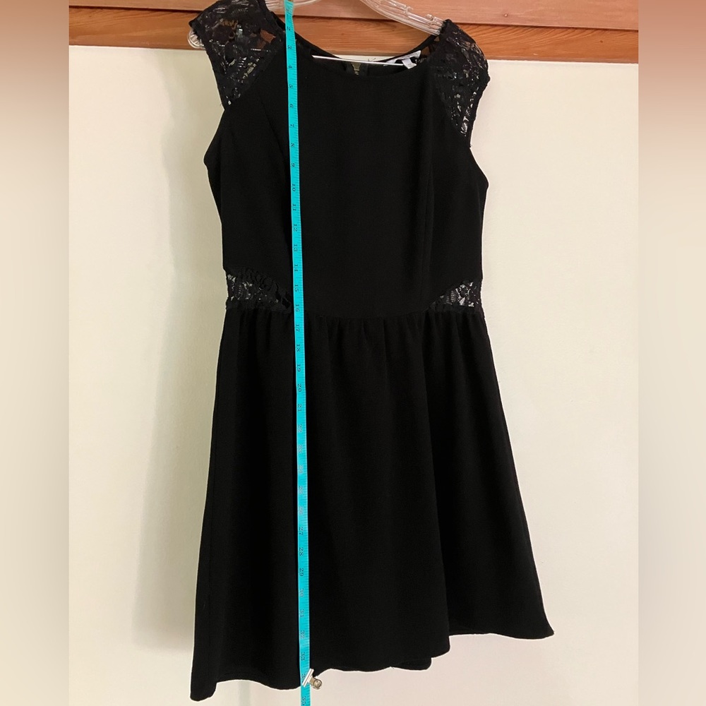 5/$15 Speechless Black Dress with lace details Size 11